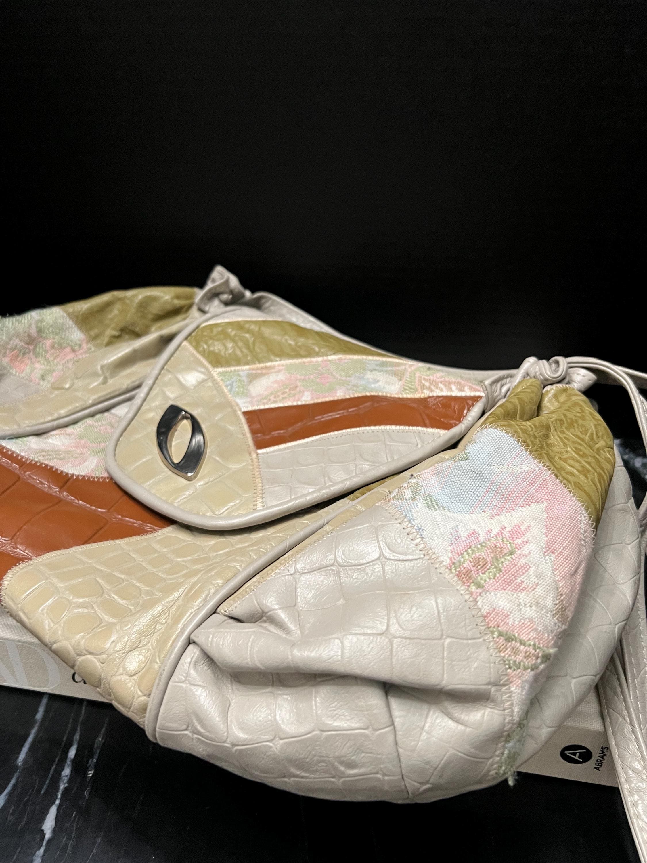 Vintage Fifth Avenue Quilted Patchwork Leather Shoulder Bag  display picture 1