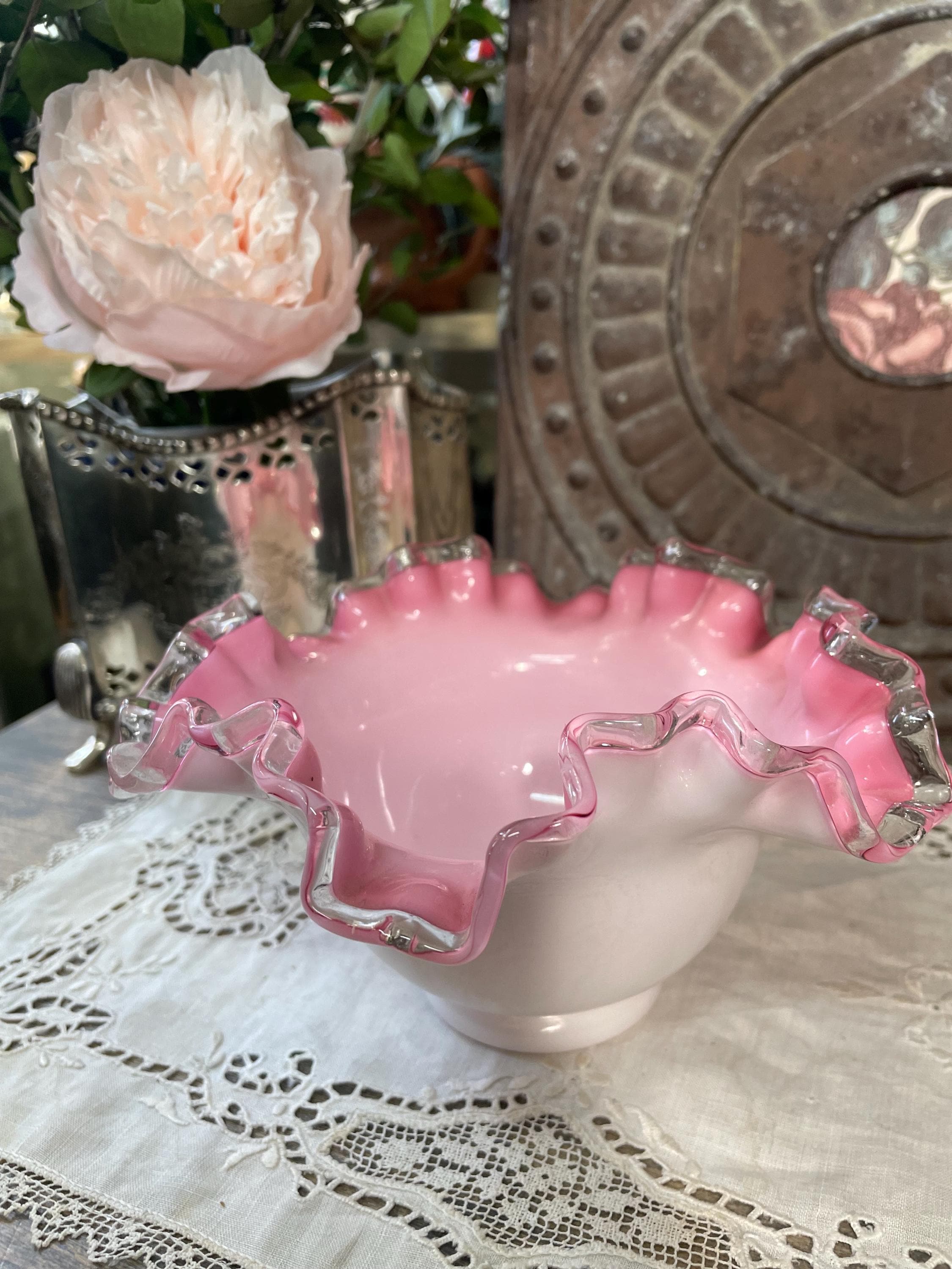 Fenton Pink Ruffle - Etsy