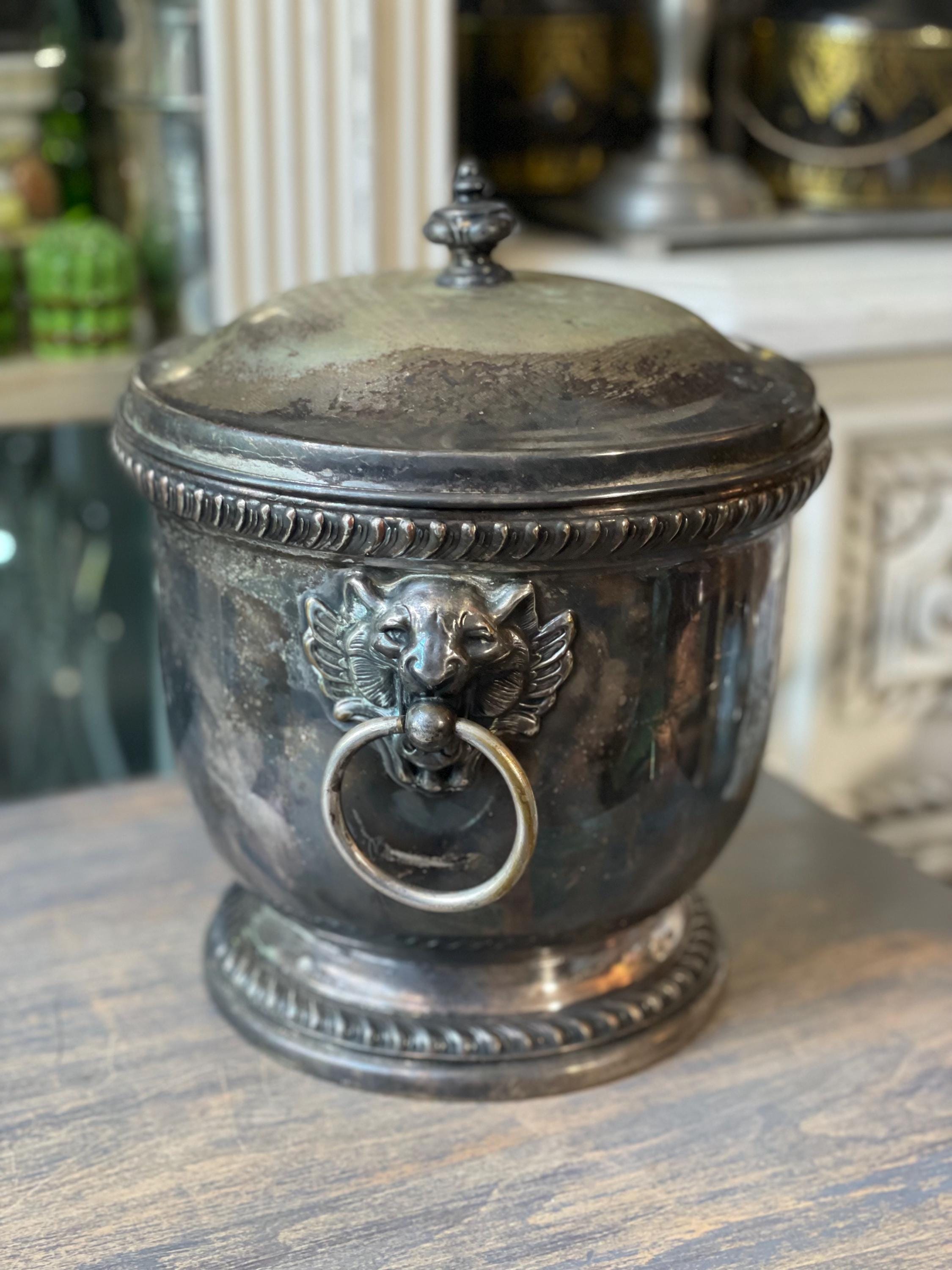 1940年 プール・シルバー社製 シルバープレート製アイスバケツ