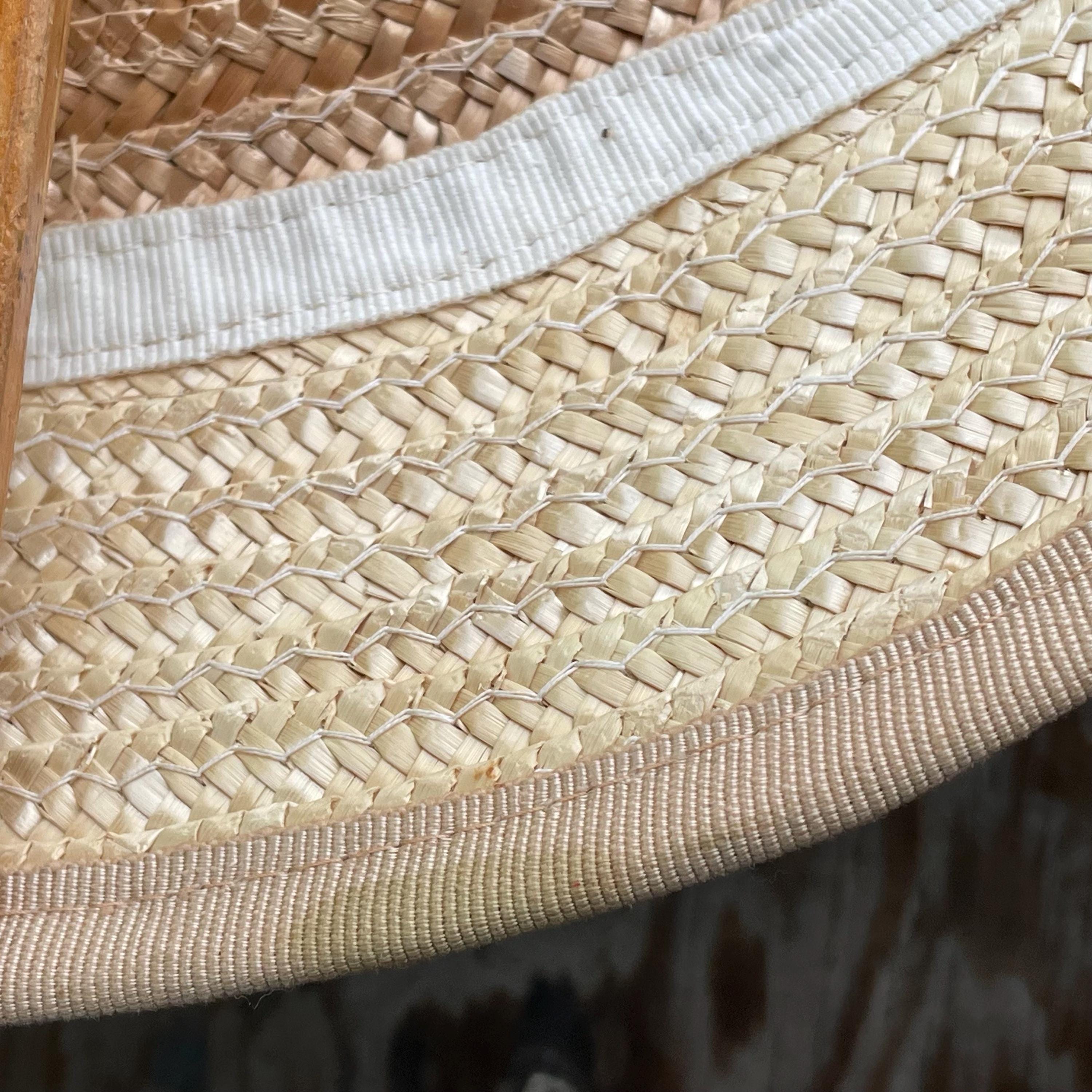 Vintage Liz Claiborne Straw Sun Hat Italy - Etsy