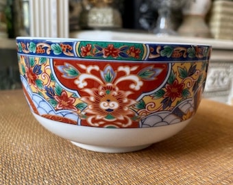Vintage HORCHOW IMARI EDO red blue white Porcelain plates bowls pitcher chinoiserie dishes