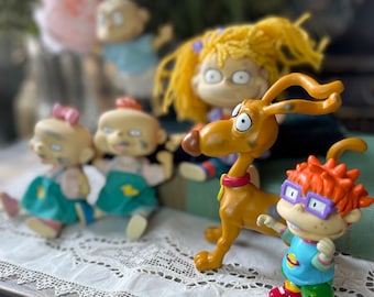 Rugrats, Chuckie Finster, PVC Figure, Vintage, Toy, Collectible