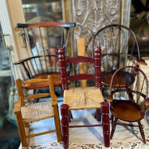【希少品】　アンティーク調　ドールチェア　全長98cm 送料込み Antique doll chair - Etsy 日本