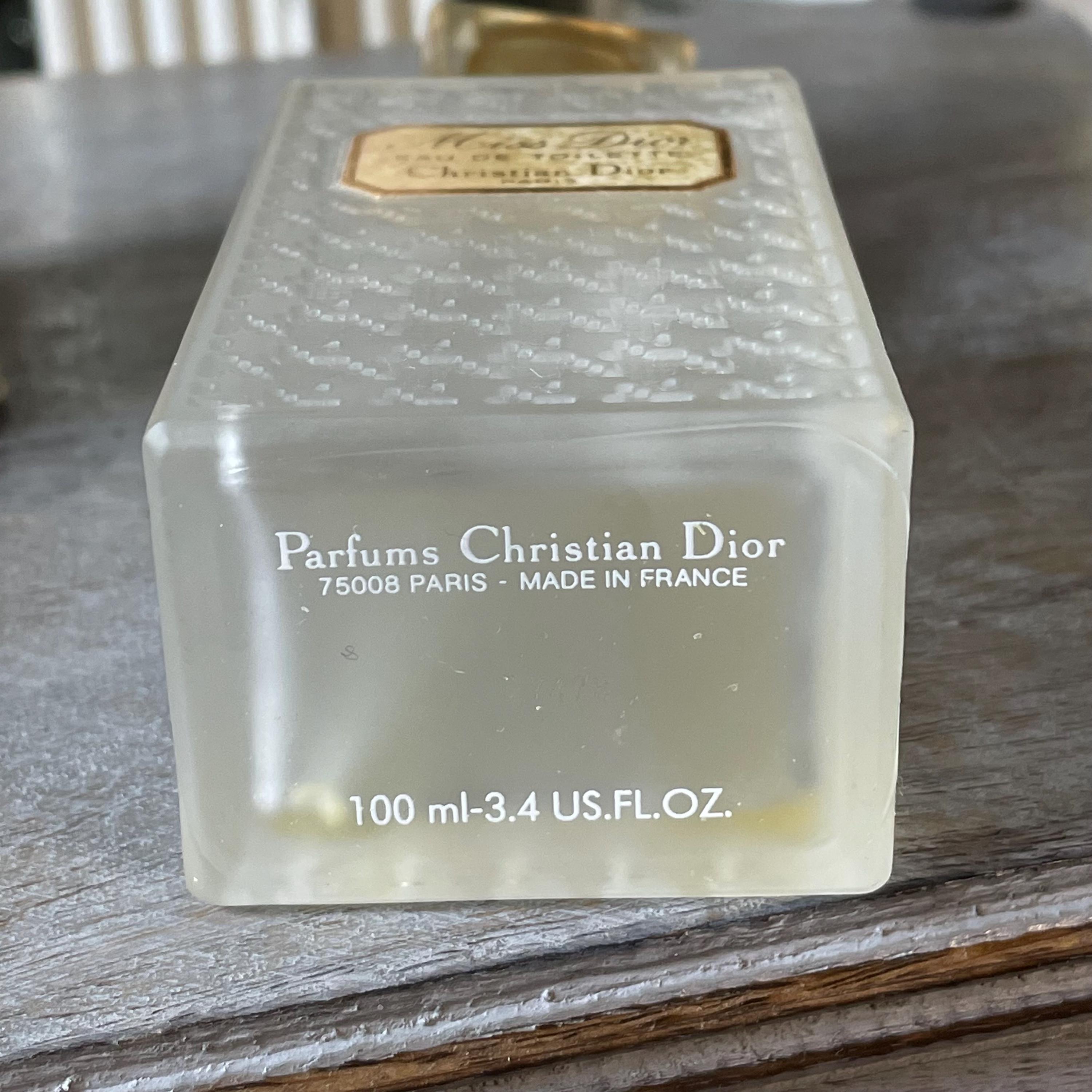 Miss Dior Vintage Perfume Spray 3.4 Oz Glass Bottle - Etsy