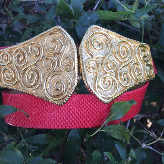 Gucci belt with shop red snake