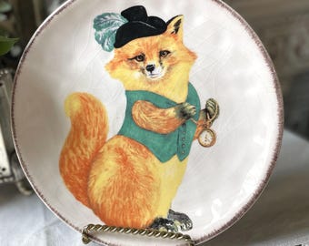 Grace Teaware Keramisch saladebord Royal Forest Fox eekhoorn