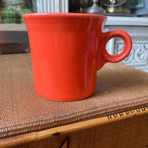 HLC Fiestaware Fiesta USA Orange Coffee Mug