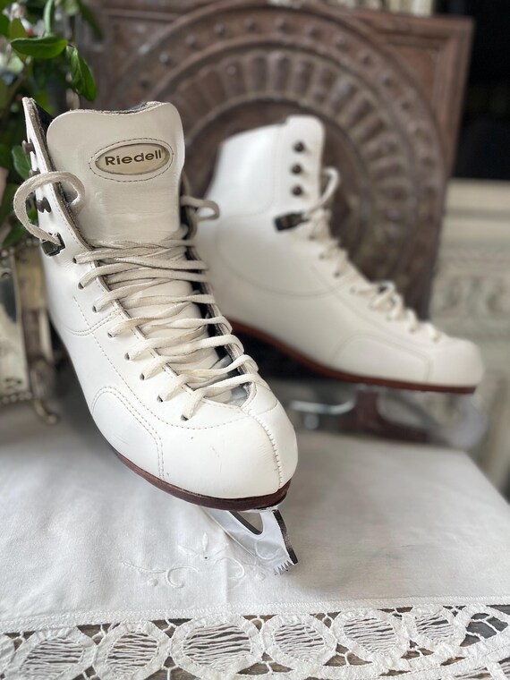 Riedell White Lace-Up Figure Skates Riedell Figure Skating Set - Sparkle main image 4