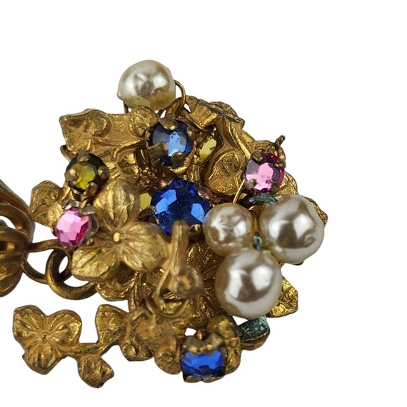 Antique Art Nouveau Unsigned Miriam Haskell Gold … - image 2