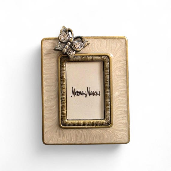Jay Strongwater Butterfly Mini Picture Frame/clip by Neiman Marcus
