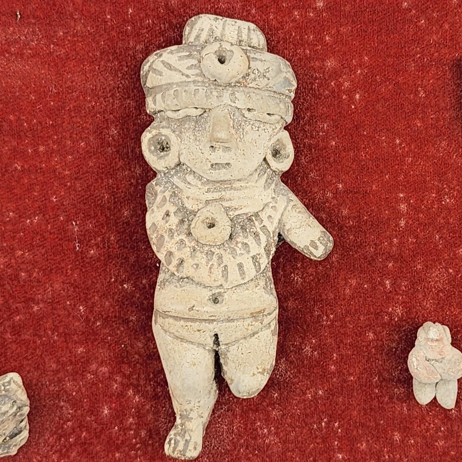 プレコロンブス期の古代陶器の破片の人物像 - Etsy 日本