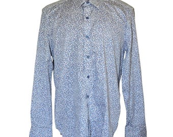 Camisa de manga comprida Robert Graham Classic Fit, tamanho G