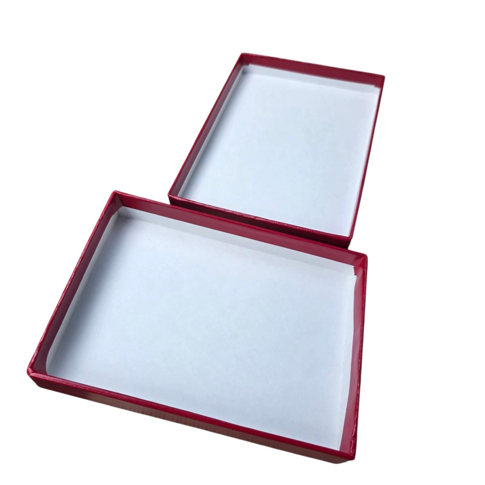 Cartier Red Glossy Empty Gift Presentation Box 7.25”x5.25”x1.25