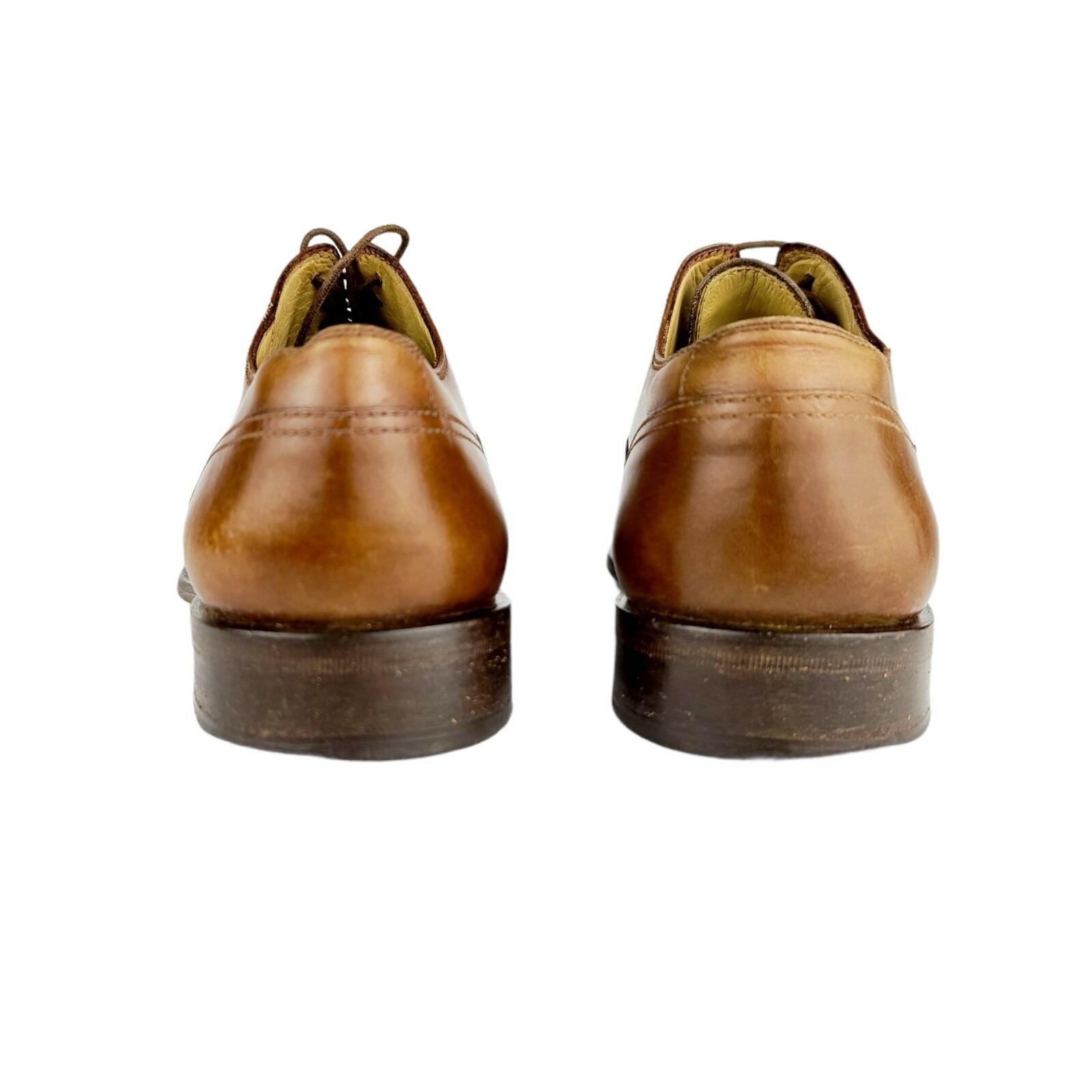 Ermenegildo Zegna Tan Leather Oxfords Shoes - Etsy