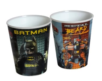 Lego Batman & Metal Beard Movie 3D McDonald’s Cup 2013 Promotional Collectible