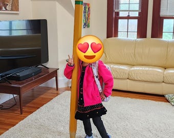 1979 Oversize Pop/Eye Art Wood Display Pencil Dixon Ticonderoga 68.5"