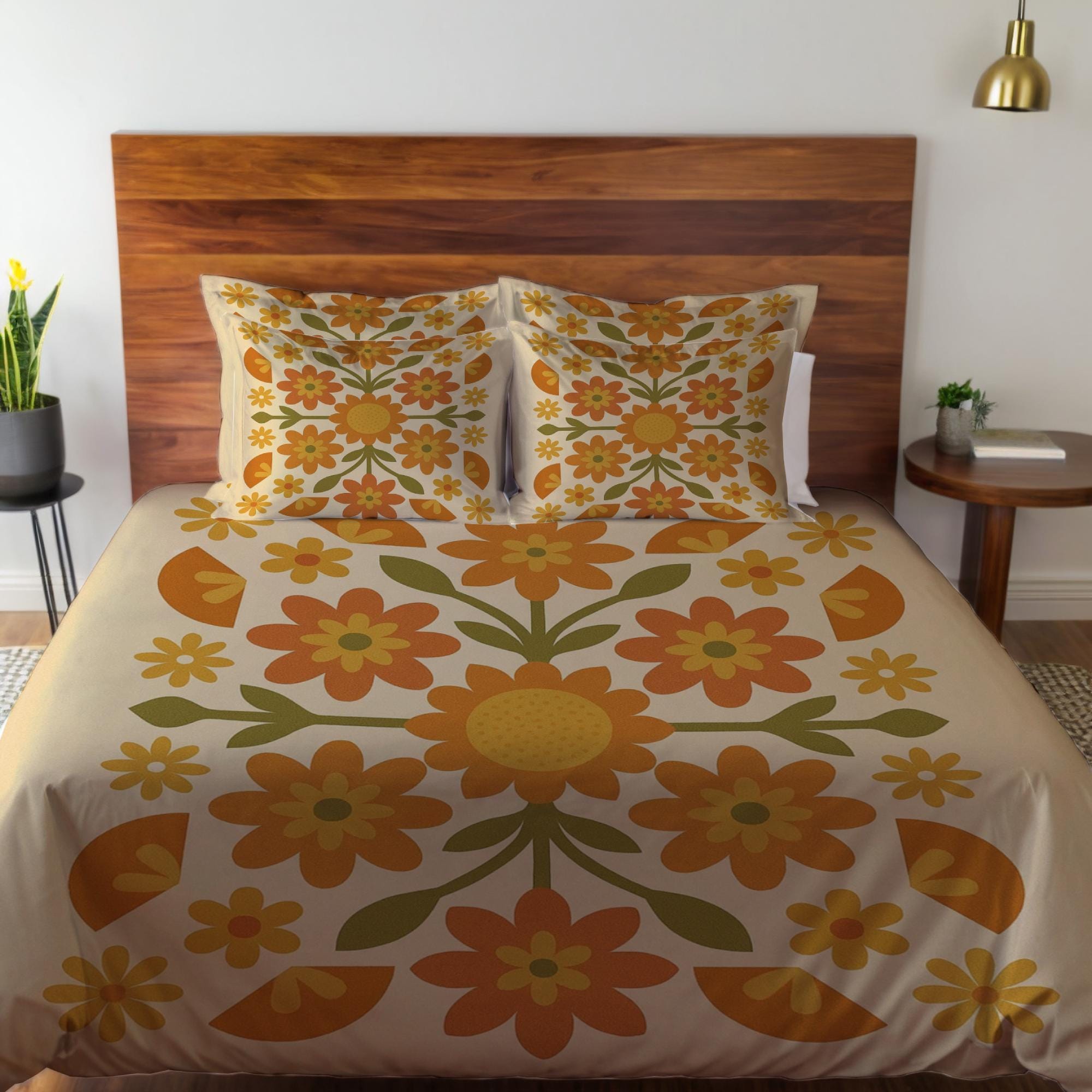70s ビンテージ Texmade カナダ製 シーツ×2 ミッドセンチュリー 70s Vintage Bedding - Etsy