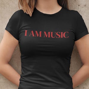 T-shirt I Am Music Carti 2025, T-shirt Playboi YVL, T-shirt Opium Rolling Loud Live, T-shirt cadeau Vamp, T-shirt fan de musique.