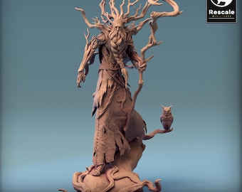 Lechy dnd mini dungeons and dragons leśny czarodziej dnd miniatura