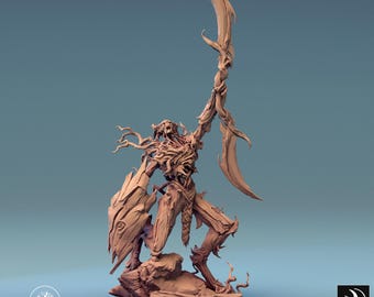 Miniatura Twig Blight: Żywiczne figurki D&D Treefolk, podstawka 100 mm