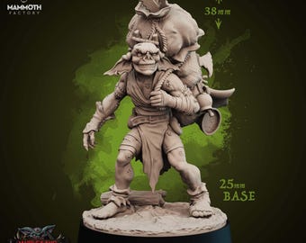 Gibli son gloin dnd mini dungeons and dragons goblin miniature