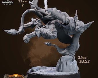 Carracali Shadow Weaver DND Mini Dungeons and Dragons Catfolk Miniature Tabaxi Rogue Miniature