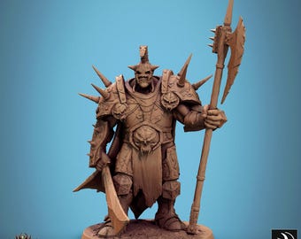 Miniatura orca brutal para DND, Dungeons & Dragons, juego de guerra, proxy, orco