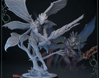 Rycerz wróżki dnd miniatura wróżka pathfinder lochy i smoki feywild miniatura