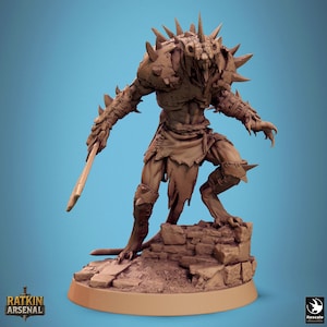 Ratfolk soldier dnd mini dungeons and dragons miniature wargame proxy ratfolk proxy miniature