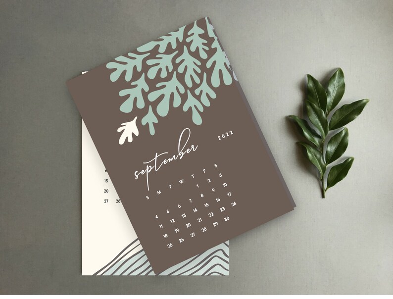 2023 DESK Calendar/elements/5 X 7 Calendar/calendar With Etsy