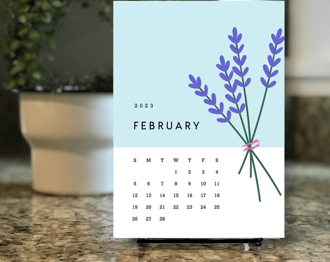 2023 DESK CALENDAR/5 X 7 Calendar Refill/2023 Desk Calendar Etsy
