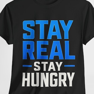 Stay Hungry Shirt Inspirational Hippo Tee Stay Hungry Shirt Inspirational Hippo Tee