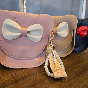 Minnie Mouse Purse with Bow: Custom Kids Crossbody Bag