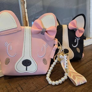 Custom Kids Crossbody Bag: Dog Purse with Keychain