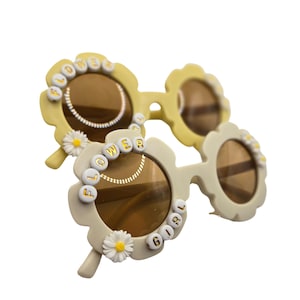 Custom Flower Girl Sunglasses: Daisy Kids Sunglasses