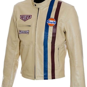 Men&#39;s western style cowhide leather jacket gift for him hand made jacket