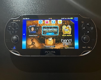 Sony Playstation PS Vita 2000 Slim PCH-2000 - Pink Black Sony Playstation PS Vita 2000 Slim PCH-2000 - Pink Black