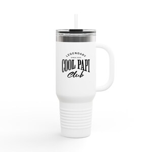 Gift for Papi Insulated Travel Mug coffee or water cup for Dad | Gifts for Father&#39;s Day, Birthdays, and Christmas gift