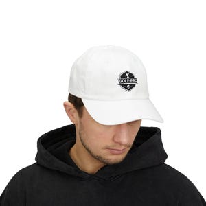 Embroidered Golf Dad Cap, Golf Lover Hat, Father&#39;s Day Gift, Golfing Accessories, Golf Tournament Merch