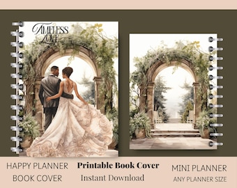Zeitlose Liebe Planerhülle | Happy Planer Printable | Erin Condren| Notizbuch und Tagebuch