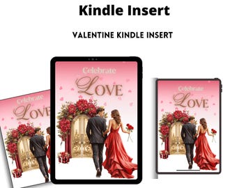 Inserto imprimible para Kindle "Dulce San Valentín"