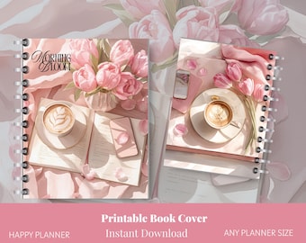 Morning Bloom Cover | Spring Theme |Journal, Notebook | Big Happy Planner | Classic Happy Planner | Mini-Planner Printable PDF
