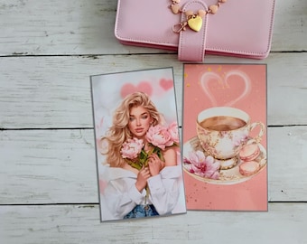 Blush and Bloom | Challenge A6 and A5 Dashboard Cover |  A6 and A6Printable PDF Download  | Budgeting Binder Cover | 2 Dashboard