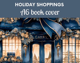 Holiday Shopping | Challenge A6 Dashboard Cover |  A6 Printable PDF Download  | Budgeting Binder Cover | 2 Dashboard