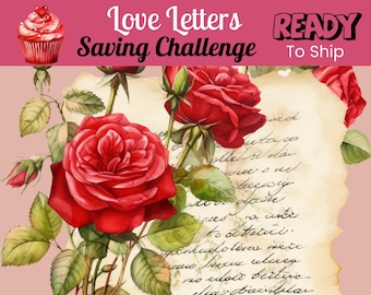 Love Letters Saving Challenge| 3 Savings Tracker |  A6 Budget Challenge | Cut and Laminated