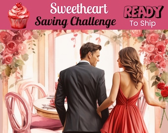 Sweetheart Saving Challenge| 3 Savings Tracker |  A6 Budget Challenge | Cut and Laminated