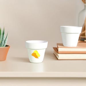 White 48 Pcs 2&quot; Terracotta Pot, Terra Cotta Planter, Flower Pots, Clay Pot, Plant Pot With Drainage, Indoor Wall Planter, Cute Planter