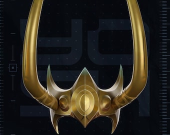 Helmet cosplay Lady Loki/ cosplay helmet/ 3d printed prop