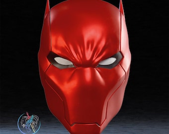 Helmet cosplay Redhood Knightfight/ cosplay helmet/ 3d printed prop