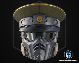 Commandant HD2 cosplay helmet/cosplay helmet/3dprint prop